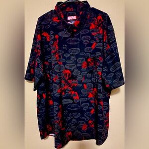 RSVLTS MARVEL short sleeve collared button down tshirt KunuFLEX